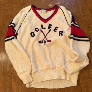 Vintage 1970’s 1980’s Lamode Dugolf Active Sportswear Golfers Sweater